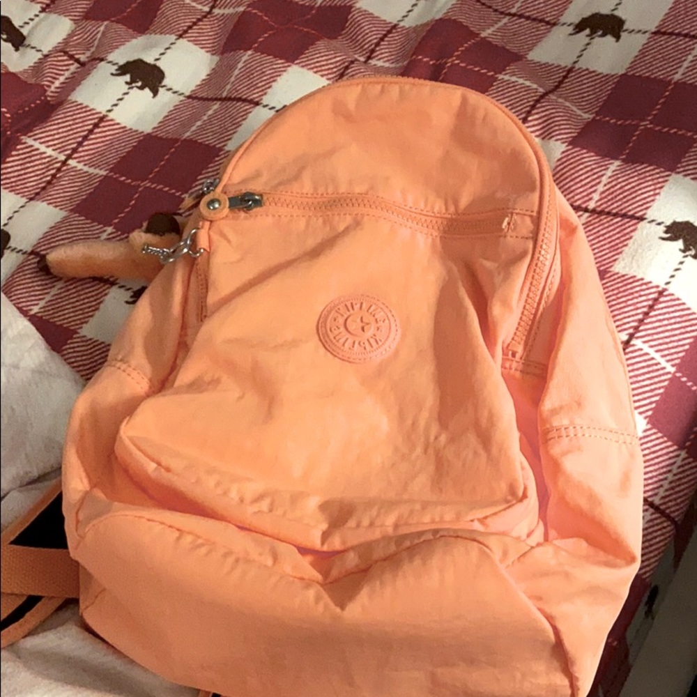 Small peach Kipling  backpack